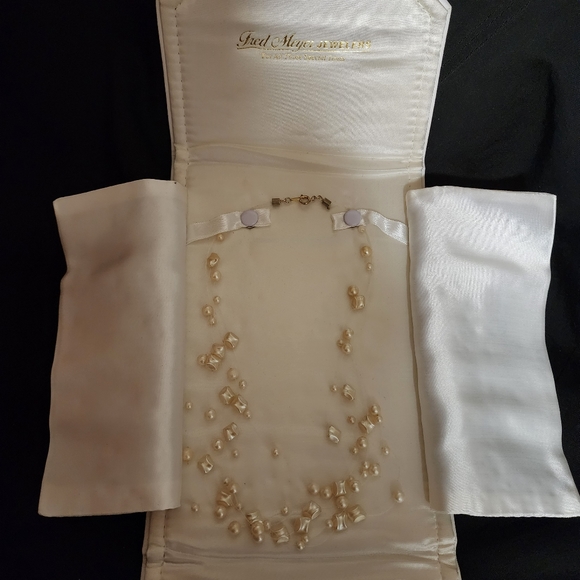 Fred Meyer Jewelers Jewelry - "Floating" pearl necklace of white freshwater pearls